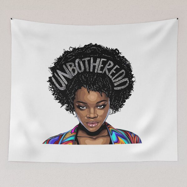 Item preview, Unbothered Black Pride empowered Unapologetic Afro African American Women  designed and sold by najega911.