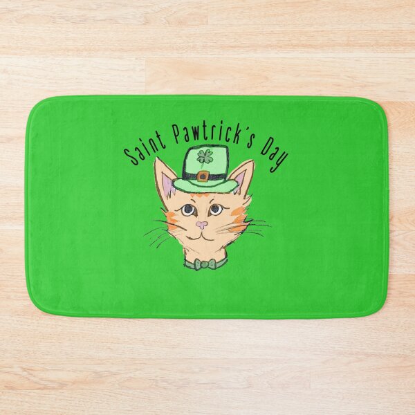 Item preview, Happy Saint Pawtrick's Day Saint Patrick's Cat Gifts designed and sold by Laugh-Lines.