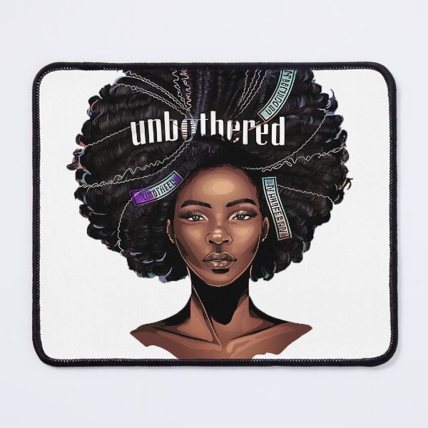 Item preview, Unbothered Black Pride Unapologetic Afro African American Women  designed and sold by najega911.