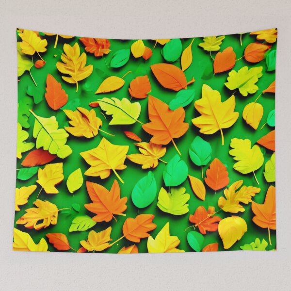 Item preview, Falling Leaves 3D Animation designed and sold by Health And Fitness Posts e-Store.