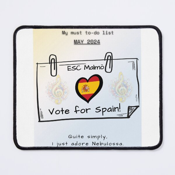 Item preview, EUROVISION SONG CONTEST 2024, VOTE FOR SPAIN designed and sold by CreativeBizarre.