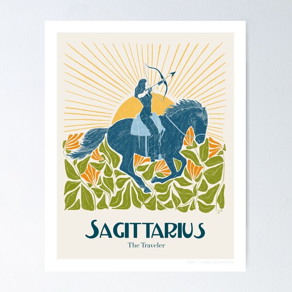 Item preview, Sagittarius - The Traveler  designed and sold by jennylizrome.