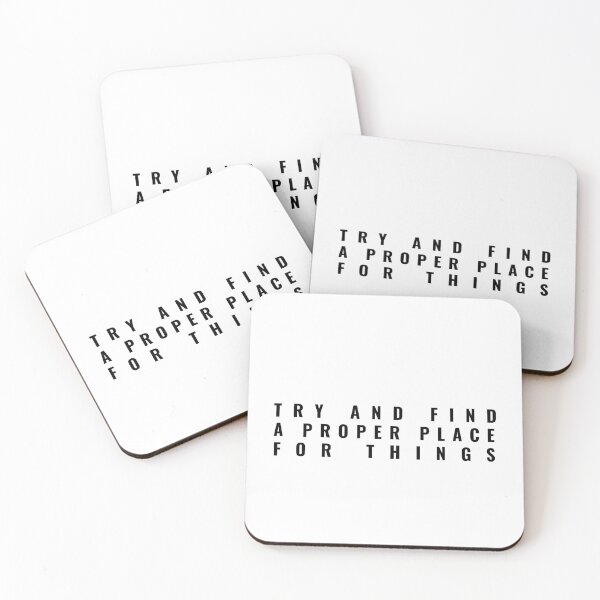 Item preview, Try And Find A Proper Place For Things Nihilists Decalogue  designed and sold by Alicja Wieczorek.