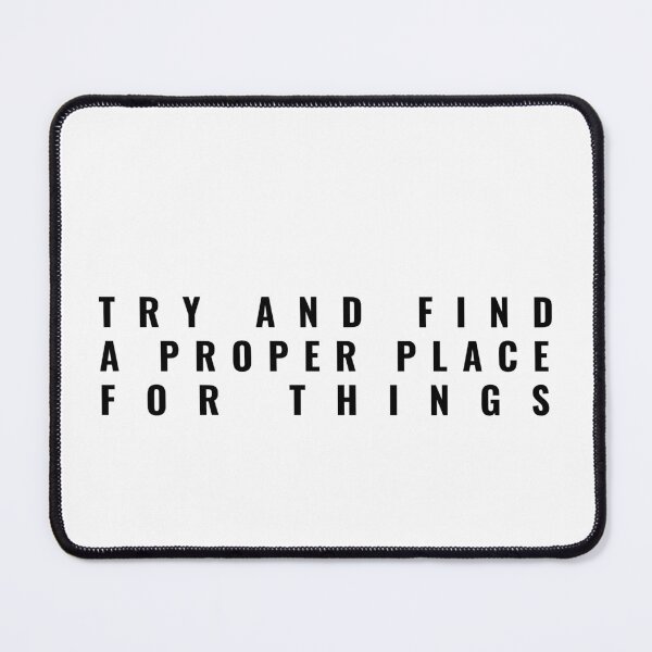 Item preview, Try And Find A Proper Place For Things Nihilists Decalogue  designed and sold by Alicja Wieczorek.