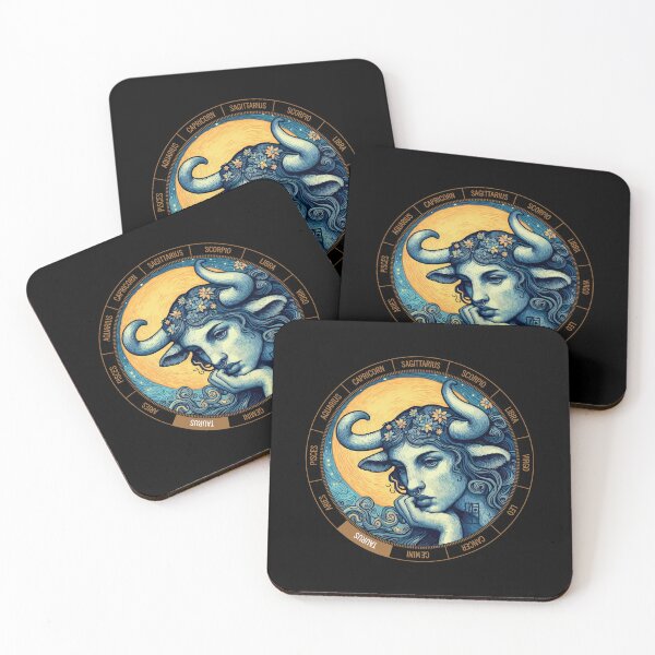 Item preview, ZODIAC Taurus - Astrological TAURUS - TAURUS - ZODIAC sign - Van Gogh style - 7 designed and sold by ArtProjectShop.