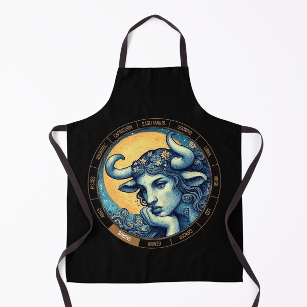 Item preview, ZODIAC Taurus - Astrological TAURUS - TAURUS - ZODIAC sign - Van Gogh style - 7 designed and sold by ArtProjectShop.