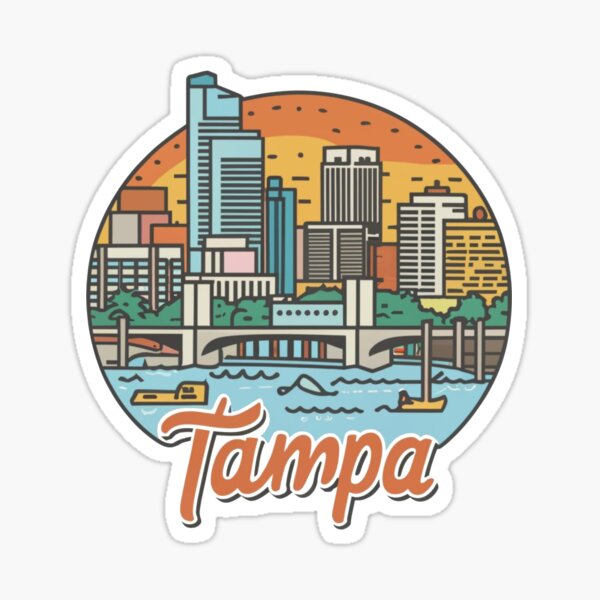 Item preview, Cityscape Serenity: Tampa Twilight designed and sold by CircinusStore.