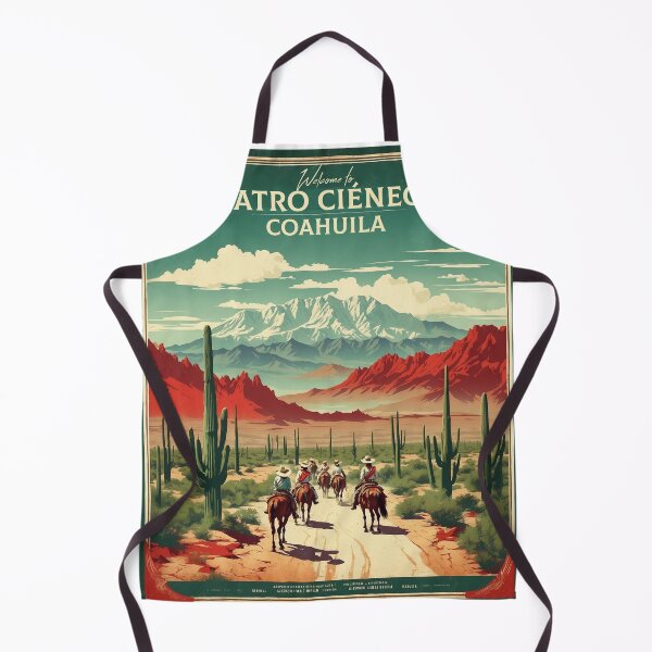 Item preview, Cuatro Cienegas Coahuila Magic Town Mexico Vintage Travel Tourism Poster designed and sold by TravelersGems.