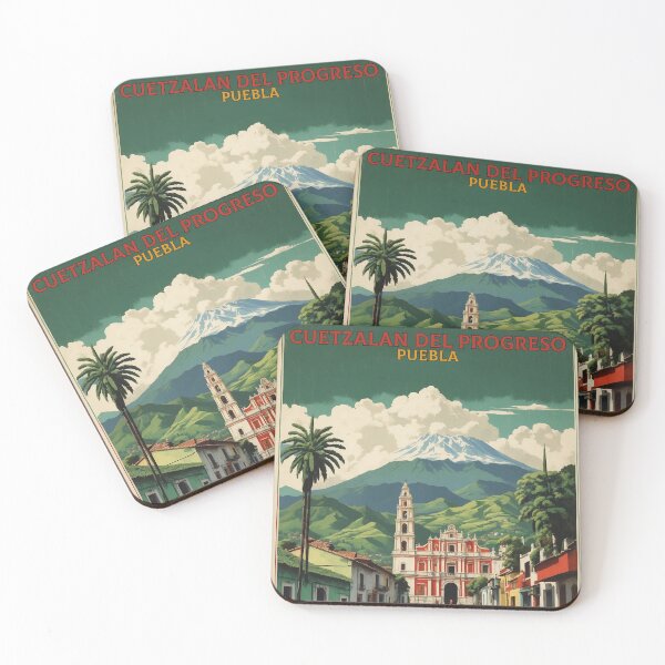 Item preview, Cuetzalan del Progreso Puebla Pueblo Mágico México Viajes Vintage Turismo Póster designed and sold by TravelersGems.