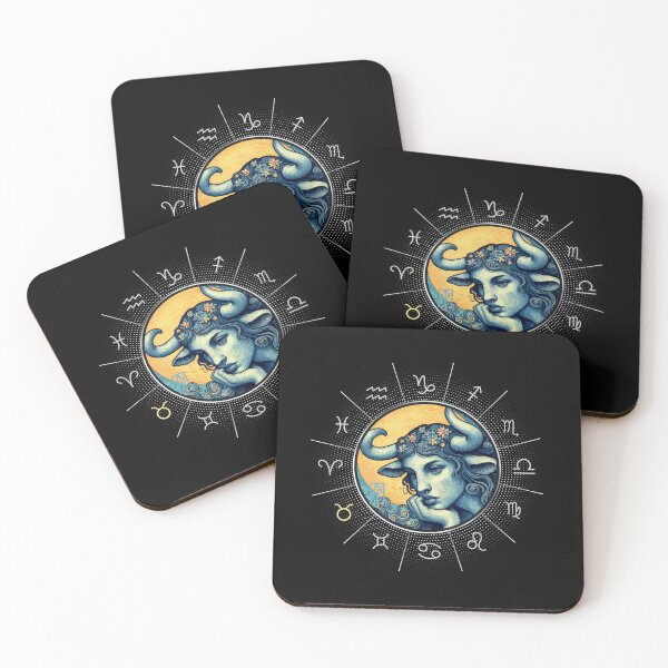 Item preview, ZODIAC Taurus - Astrological TAURUS - TAURUS - ZODIAC sign - Van Gogh style - 8 designed and sold by ArtProjectShop.