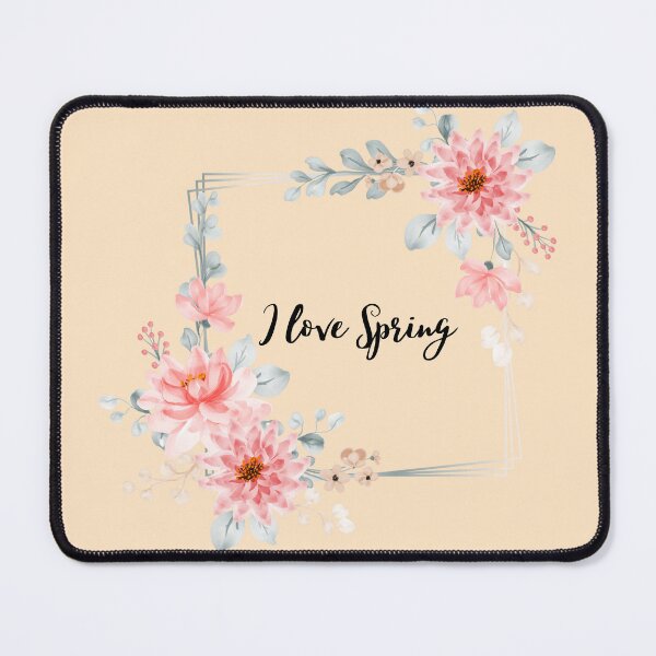 Item preview, Flowers With Inscription I Love Spring  designed and sold by M R Design.