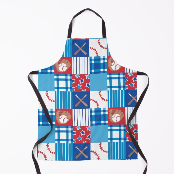 Item preview, Baseball Quilt Squares Blue Kids Sports designed and sold by SamAnnDesigns.