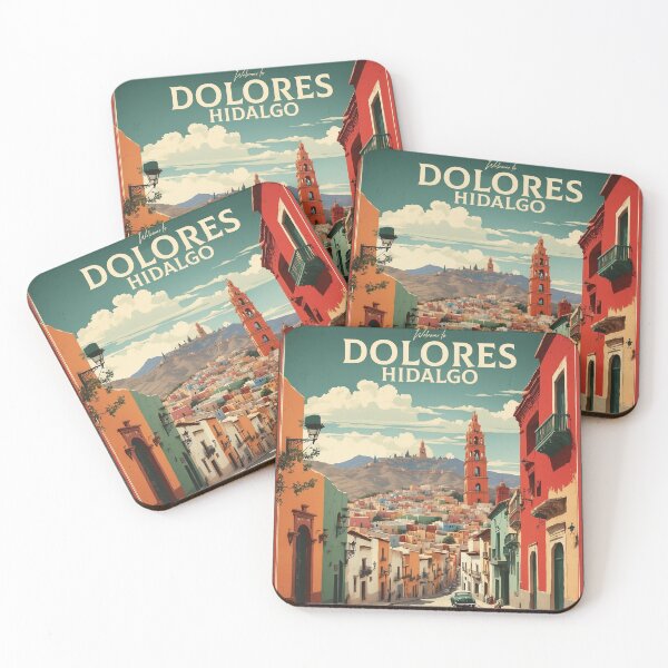 Item preview, Dolores Hidalgo Guanajuato Magic Town Mexico Vintage Travel Tourism Poster  designed and sold by TravelersGems.
