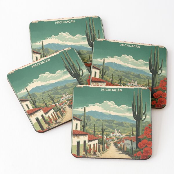 Item preview, Cuitzeo del Porvenir Michoacan Magic Town Mexico Vintage Travel Tourism Poster  designed and sold by TravelersGems.