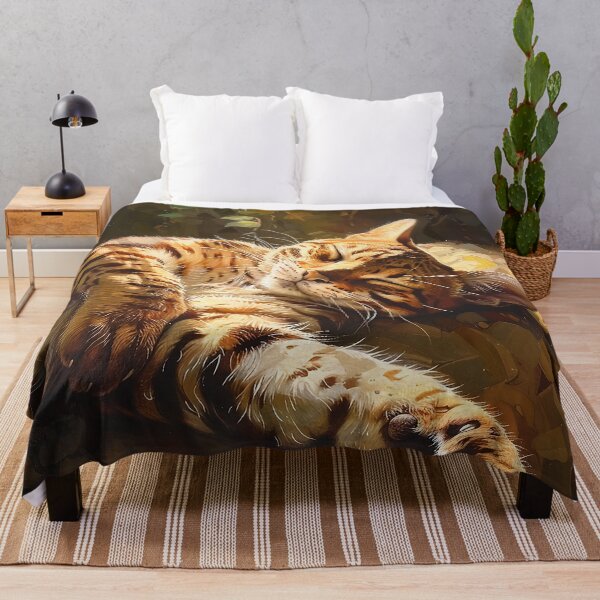 Item preview, Bengal Cat napping in the sun designed and sold by CatsAndDogs-TF.