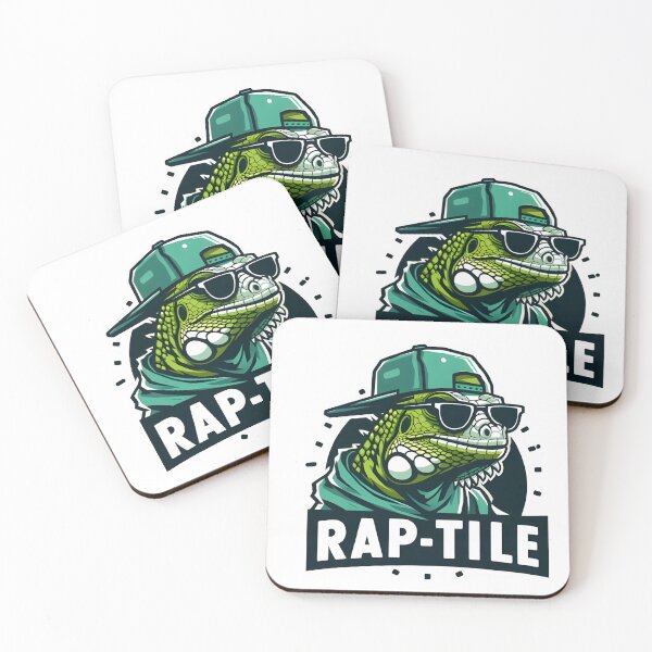 Item preview, Rap-tile with hat and glasses  designed and sold by IlikeStyle.