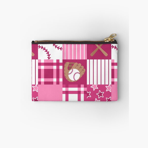 Item preview, Baseball Quilt Squares Girls Pink Sports designed and sold by SamAnnDesigns.