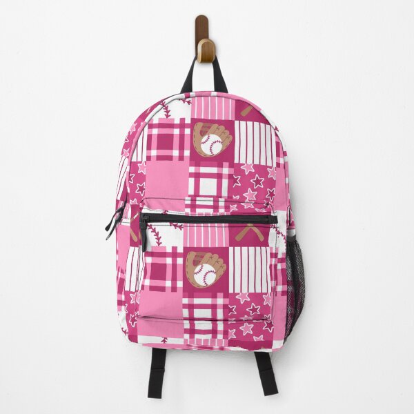 Item preview, Baseball Quilt Squares Girls Pink Sports designed and sold by SamAnnDesigns.