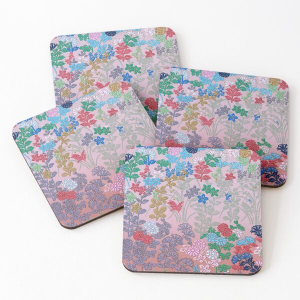 Item preview, Vintage Japanese Textile Flower Embroidery designed and sold by Willow Art Boutique.