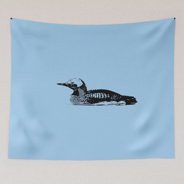 Item preview, Diseño negro del colimbo de garganta negra ártica designed and sold by designsasstultd.