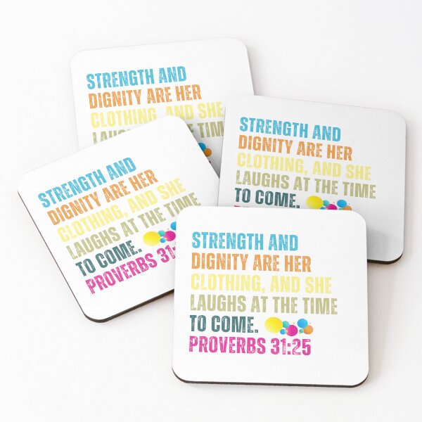 Item preview, Strength And Dignity Proverbs designed and sold by ebocraft.