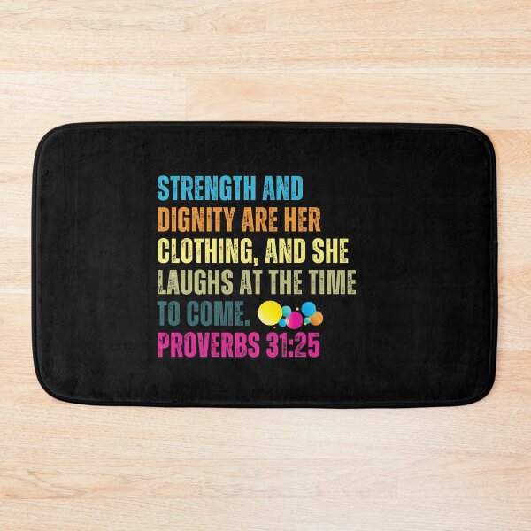Item preview, Strength And Dignity Proverbs designed and sold by ebocraft.