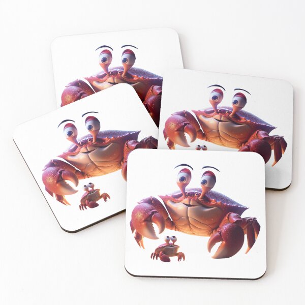 Item preview, Sweet crab puppy for kids designed and sold by dolcecamomilla.