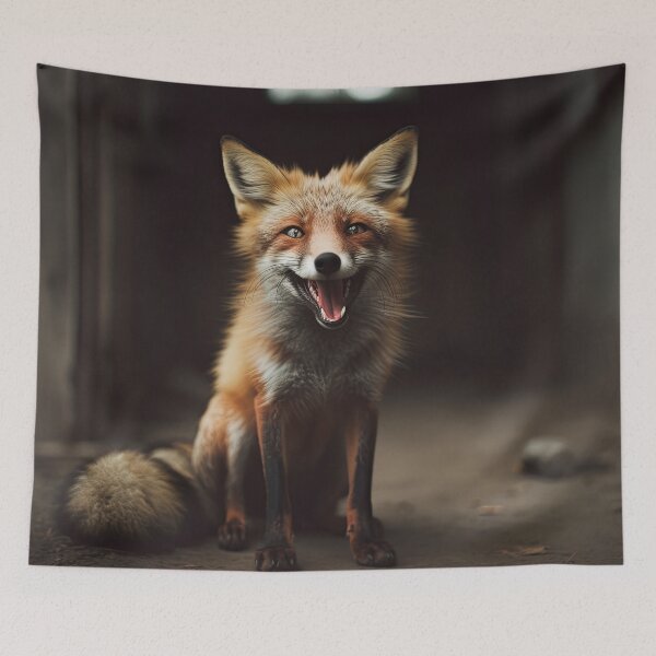 Item preview, Fox in abandoned house designed and sold by snowyowls.