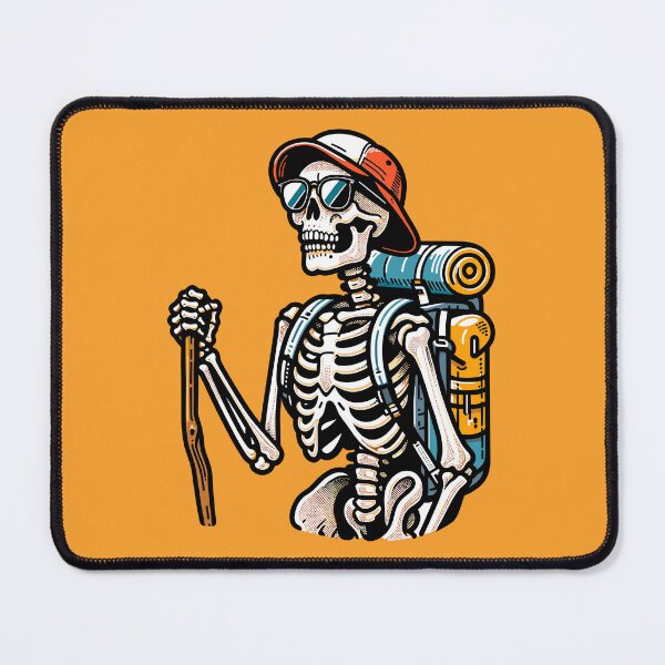 Item preview, Skeleton Adventurer Ready for Travel - Hiking Humor designed and sold by greenwhite25.