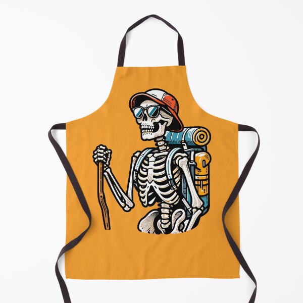 Item preview, Skeleton Adventurer Ready for Travel - Hiking Humor designed and sold by greenwhite25.