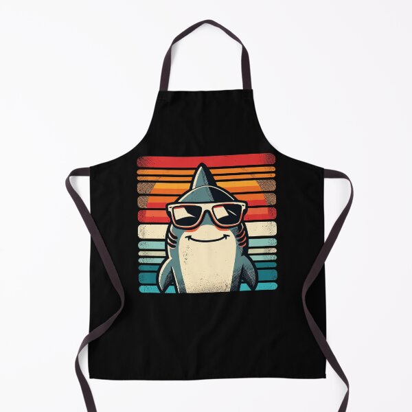 Item preview, Cool Retro Shark in Sunglasses 70s 80s 90s Funny Shark designed and sold by KsuAnn.
