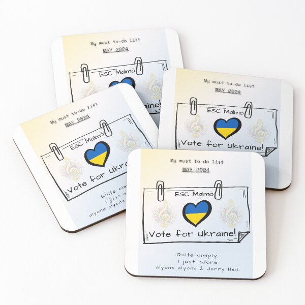 Item preview, EUROVISION SONG CONTEST 2024, VOTE FOR UKRAINE designed and sold by CreativeBizarre.