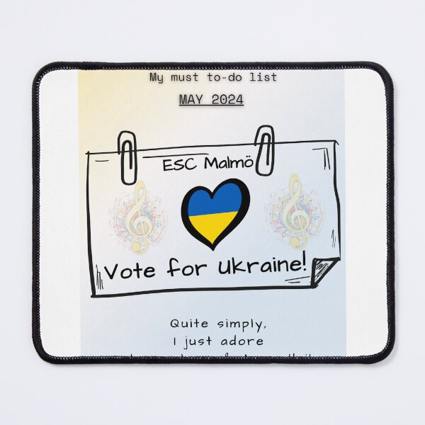 Item preview, EUROVISION SONG CONTEST 2024, VOTE FOR UKRAINE designed and sold by CreativeBizarre.