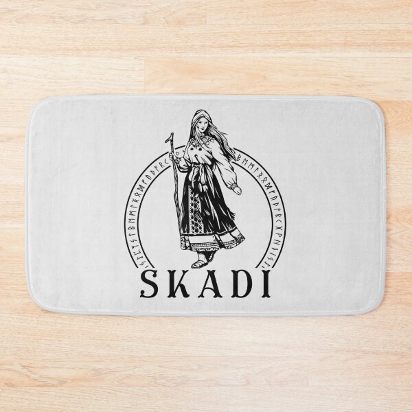 Item preview, Skadi Viking Goddess of Norse Mythology with runes designed and sold by Lady-Frost.