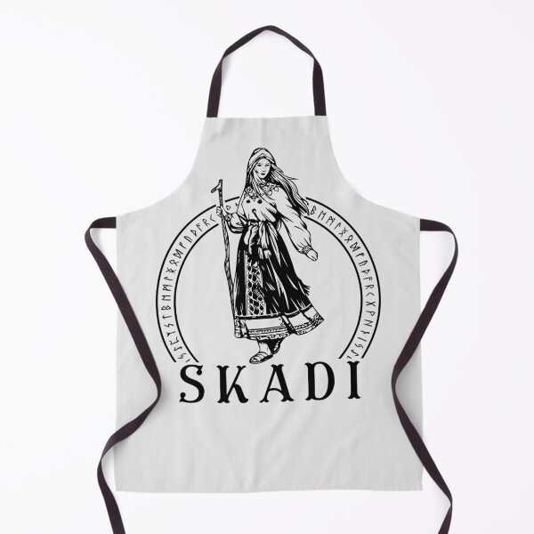 Item preview, Skadi Viking Goddess of Norse Mythology with runes designed and sold by Lady-Frost.