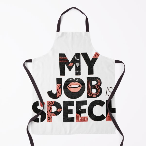Item preview, My Job Is Speech - Speech Therapy Coach Language Pathologist Art designed and sold by najega911.