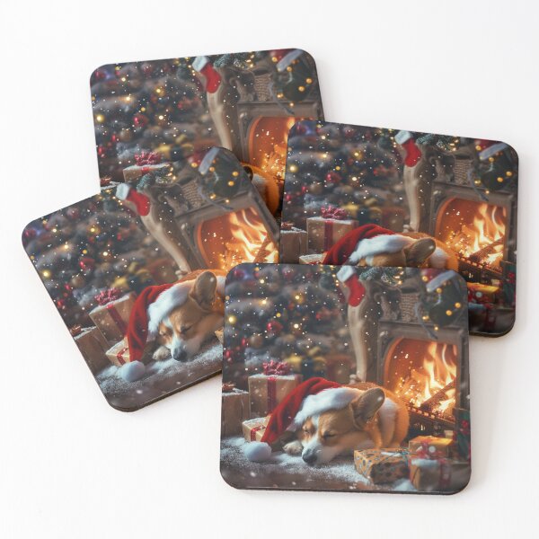 Item preview, Christmas with Corgi dog designed and sold by CorgiCuddle.