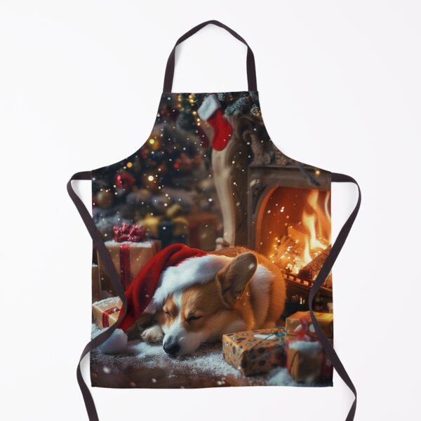 Item preview, Christmas with Corgi dog designed and sold by CorgiCuddle.