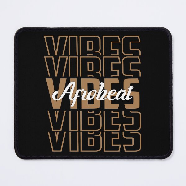Item preview, Afrobeat Vibes African Music | White and Golden Text - Black designed and sold by PearlMoonGrapes.