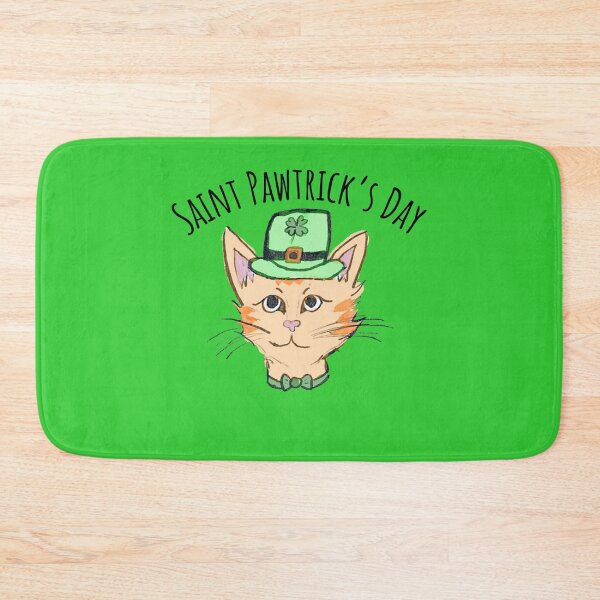 Item preview, Happy Saint Pawtrick's Day Saint Patrick's Cat Gifts designed and sold by Laugh-Lines.