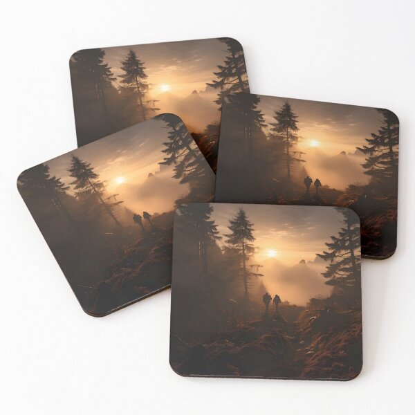 Item preview, A serene autumn hike in the mountains. designed and sold by Shirtastically.