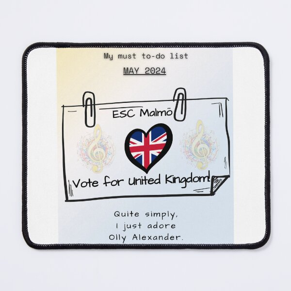 Item preview, EUROVISION SONG CONTEST 2024, VOTE FOR UNITED KINGDOM designed and sold by CreativeBizarre.