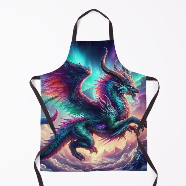 Item preview, Majestic Aurora Dragon Soaring at Dusk designed and sold by Vitalka-uk.