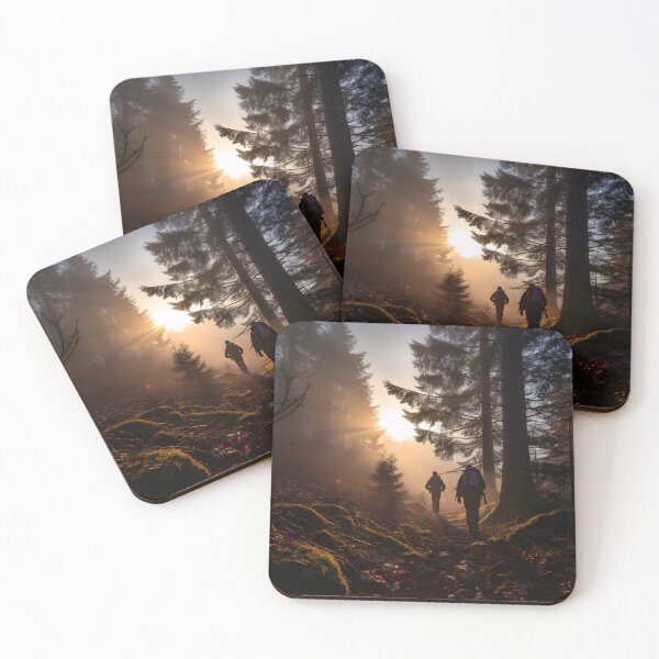 Item preview, A peaceful autumn hike in a serene and mystical forest. designed and sold by Shirtastically.