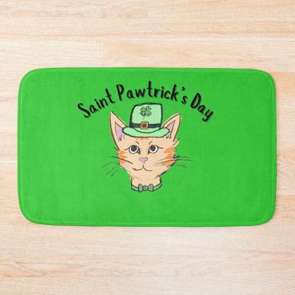 Item preview, Happy Saint Pawtrick's Day Saint Patrick's Cat Gifts designed and sold by Laugh-Lines.