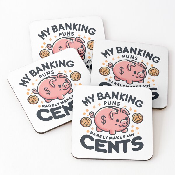 Item preview, My banking puns rarely makes any cents designed and sold by People Tee.