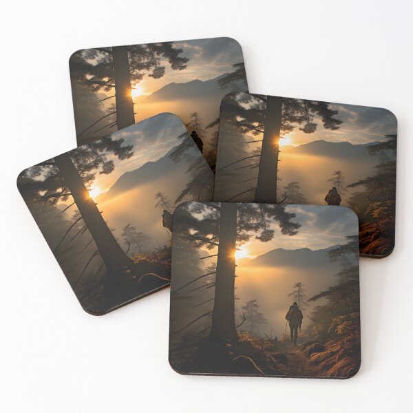 Item preview, A peaceful autumn hike in a serene and mystical forest. designed and sold by Shirtastically.