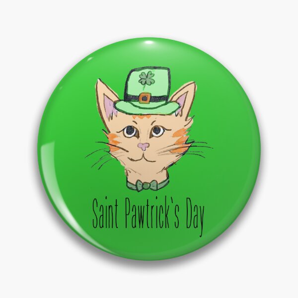 Item preview, Happy Saint Pawtrick's Day Saint Patrick's Cat Gifts designed and sold by Laugh-Lines.