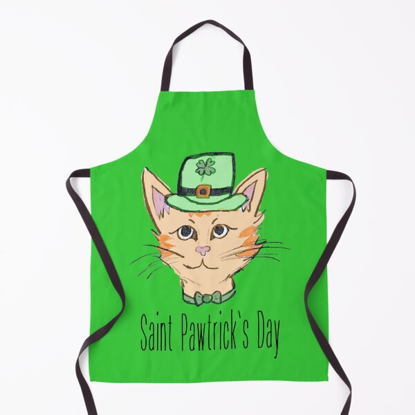 Item preview, Happy Saint Pawtrick's Day Saint Patrick's Cat Gifts designed and sold by Laugh-Lines.