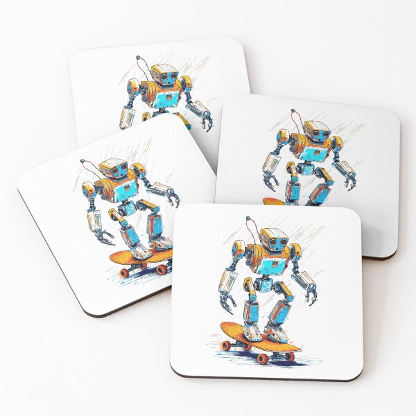 Item preview, Digital Daredevils: High-Tech Skateboard Warriors designed and sold by drawbey.